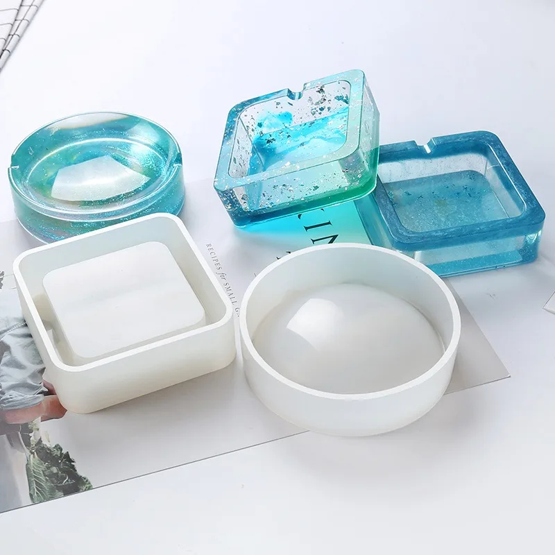 Resin Art Heart - Moule en Silicone cendrier résine moule