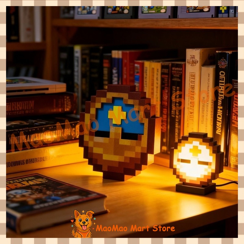 Resin Art Clock - Horloge solaire et lune, Style Pixel