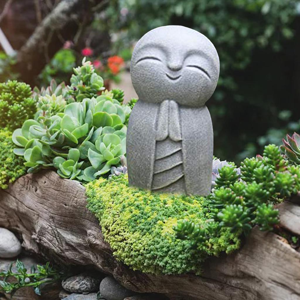 Resin Art Baby Memories - Statue de moine Jizo en résine,