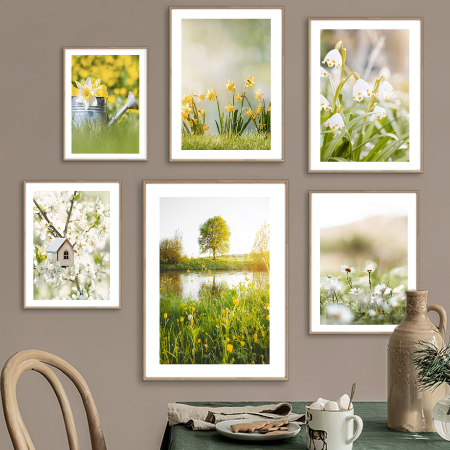 Resin Art With Flowers - Affiches et impressions de paysages printaniers,