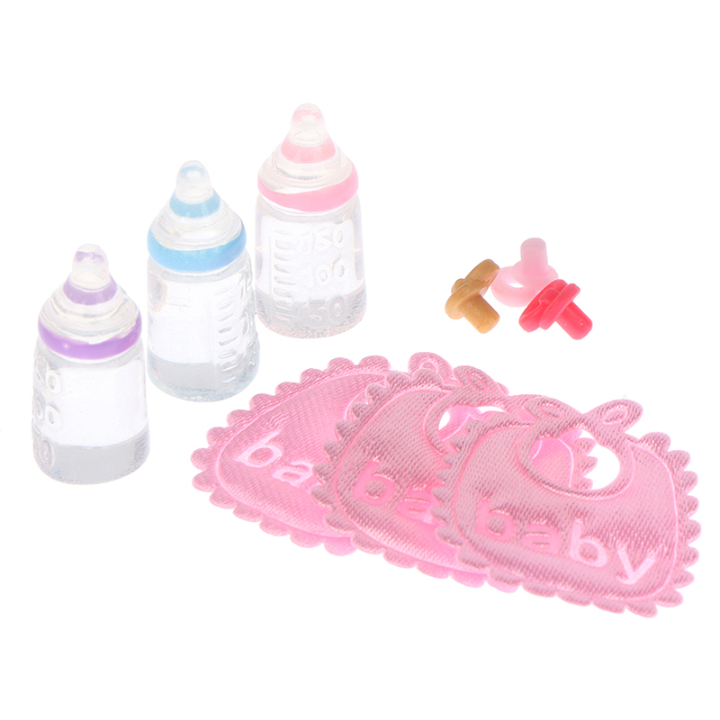 Resin Art Baby - Ensemble de bavoirs miniatures pour maison
