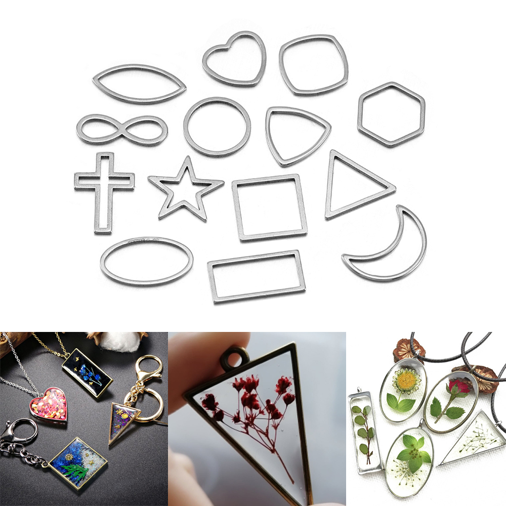 Bezels Pendant Resin - Moules géométriques en résine xy pour