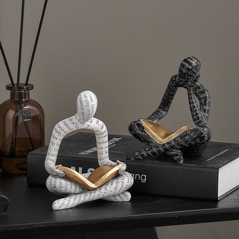 Resin Art Stand - Ornements de lecture en résine creux
