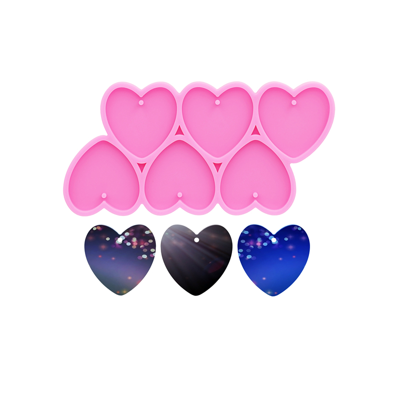 Resin Art Heart - GJ-226 brillant coeur forme bricolage résine