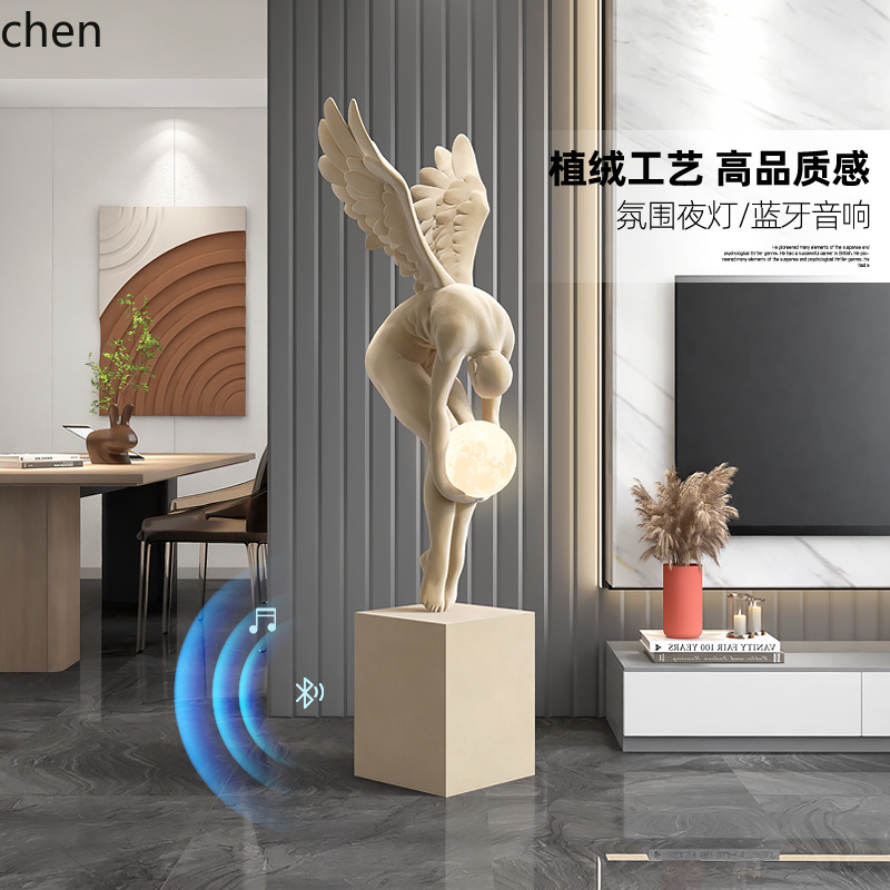 Resin Art Stand - Grande figurine décorative YFY, ornement sur
