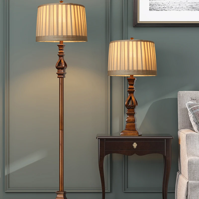 Resin Art Stand - Lampadaire rétro vintage américain avec télécommande,