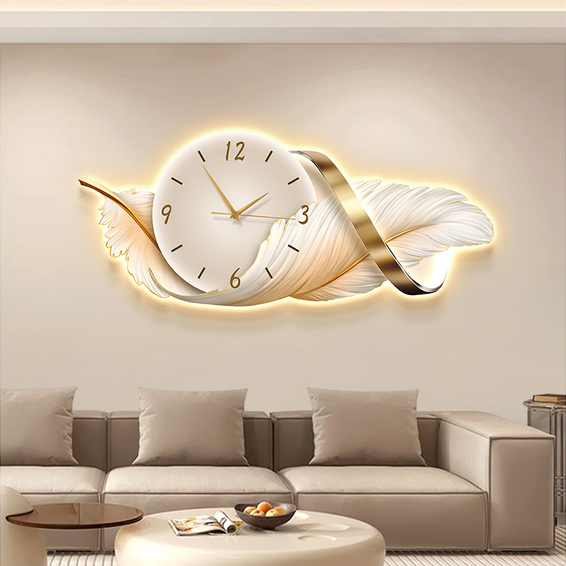 Resin Art Clock - Grande taille métal mur Art horloge