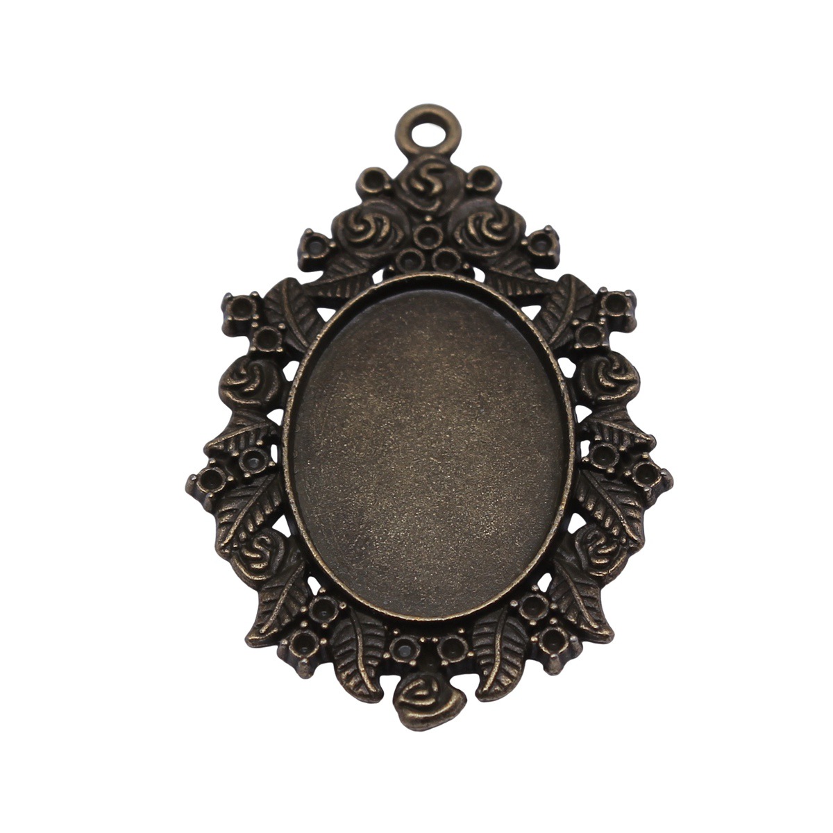 Bezels Pendant Resin - Base de cadre photo vierge en