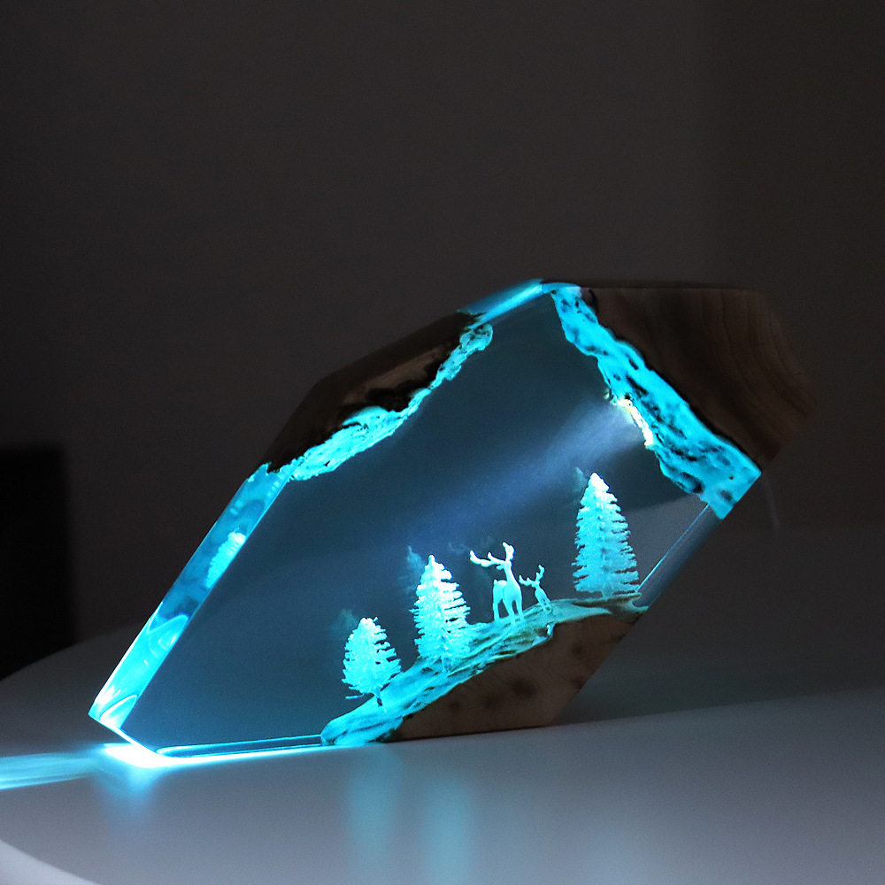 Resin Art Baby - Décoration Lumineuse Personnalisée en Résine et