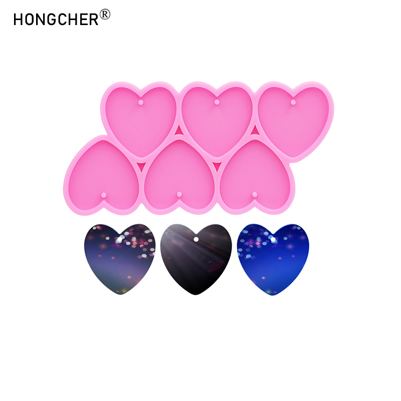 Resin Art Heart - Moule en silicone pour résine époxy