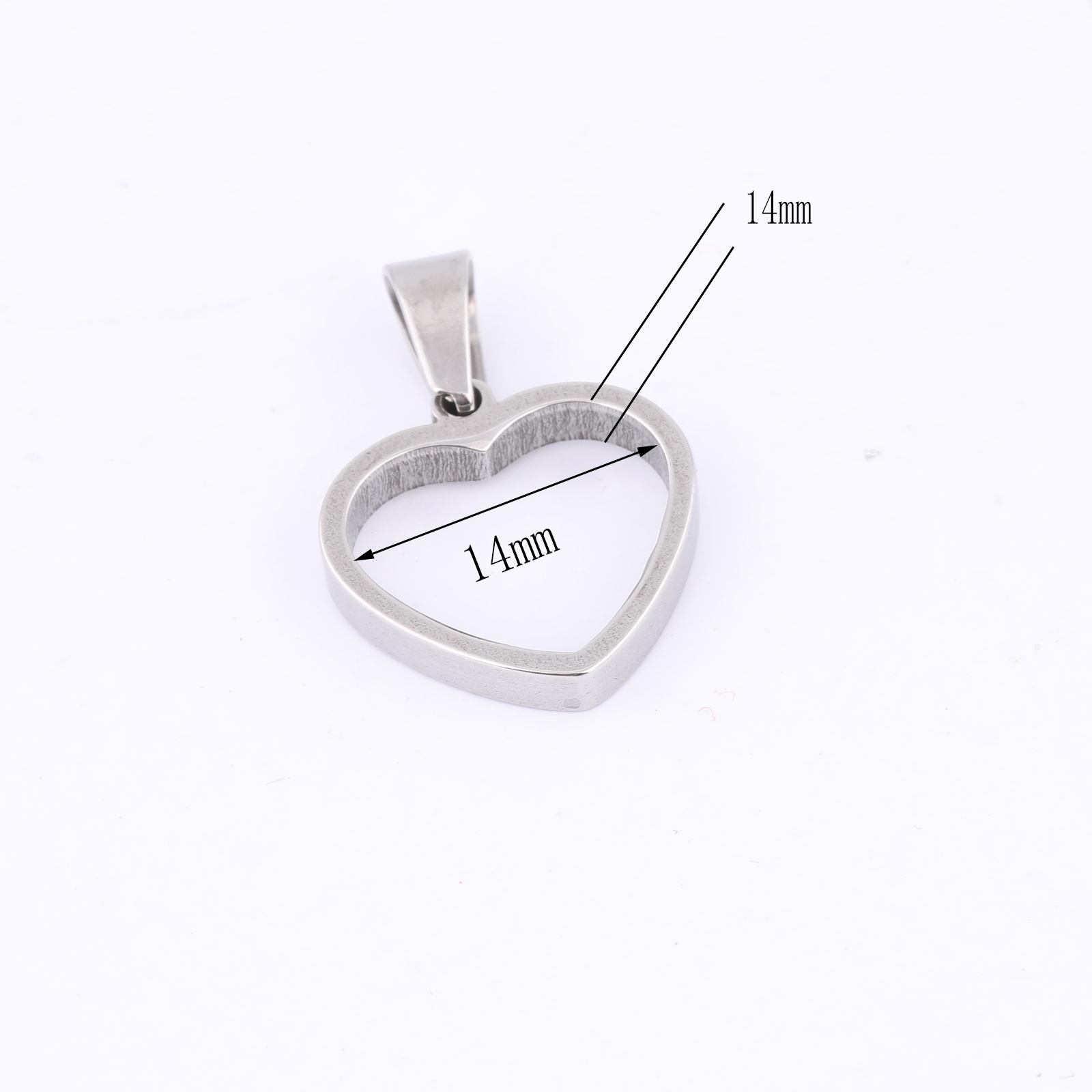 Breloques en forme de cœur ouv - Bezels Pendant Resin avis et prix