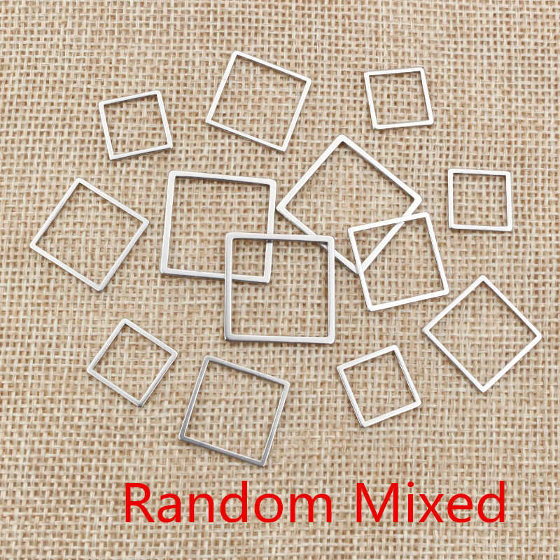 20pcs 3 Taille Carré Charme Or - Bezels Pendant Resin avis et prix