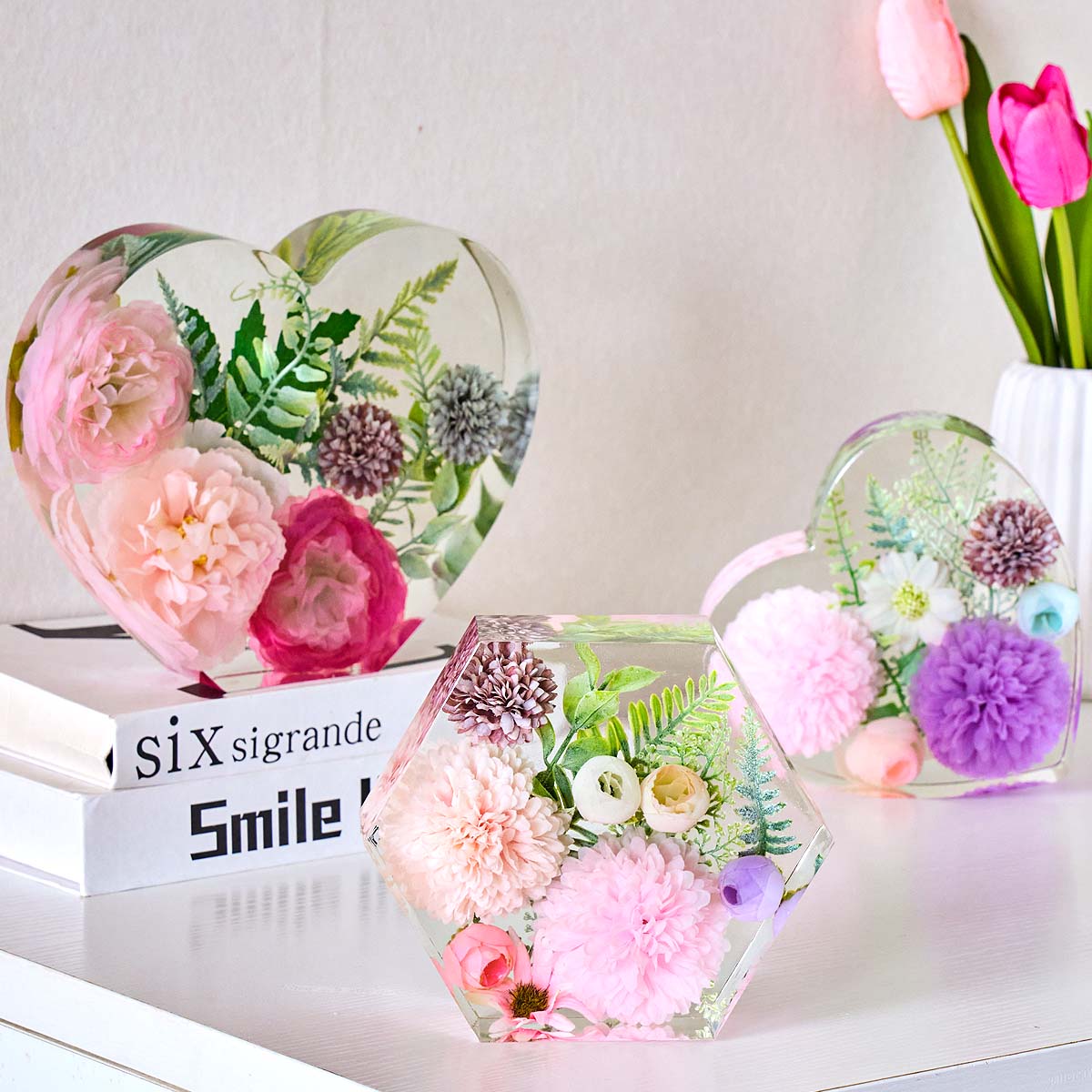 Grand moule en silicone en for - Resin Art Heart avis et prix