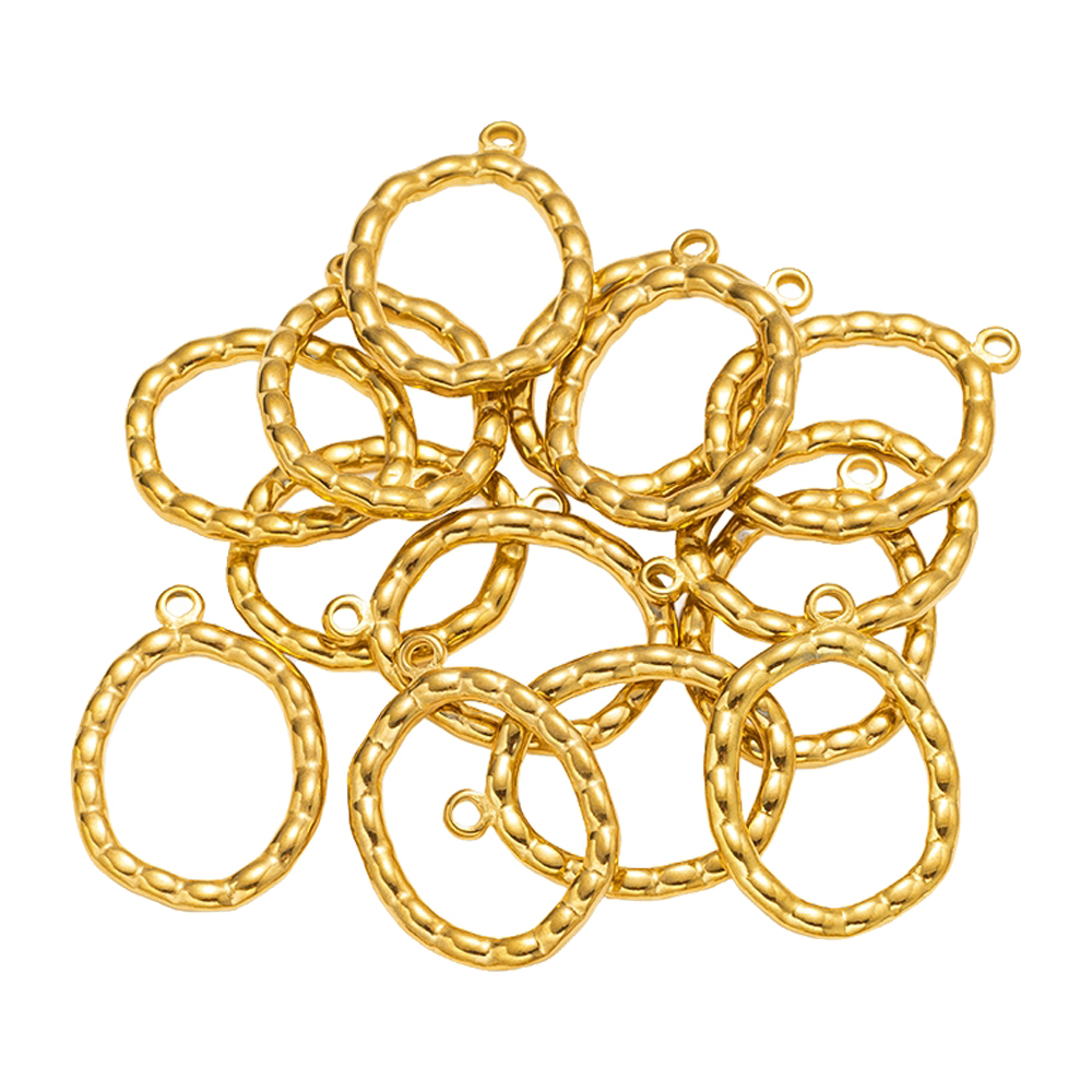 Pendentifs ronds en forme de c - Bezels Pendant Resin avis et prix
