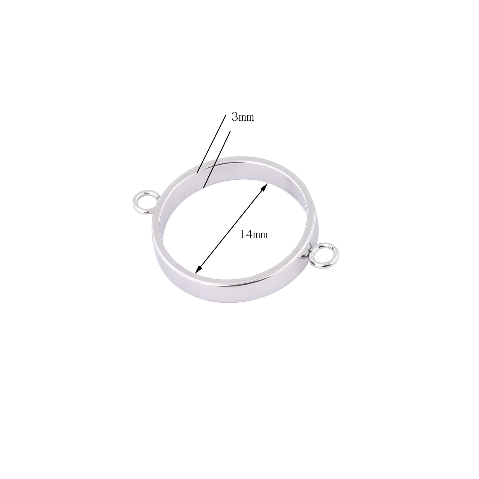 Connecteur de bracelet à lunet - Bezels Pendant Resin avis et prix