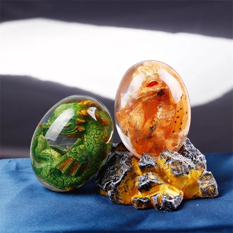 Statue d'œuf de Dragon de lave - Resin Art Stand avis et prix