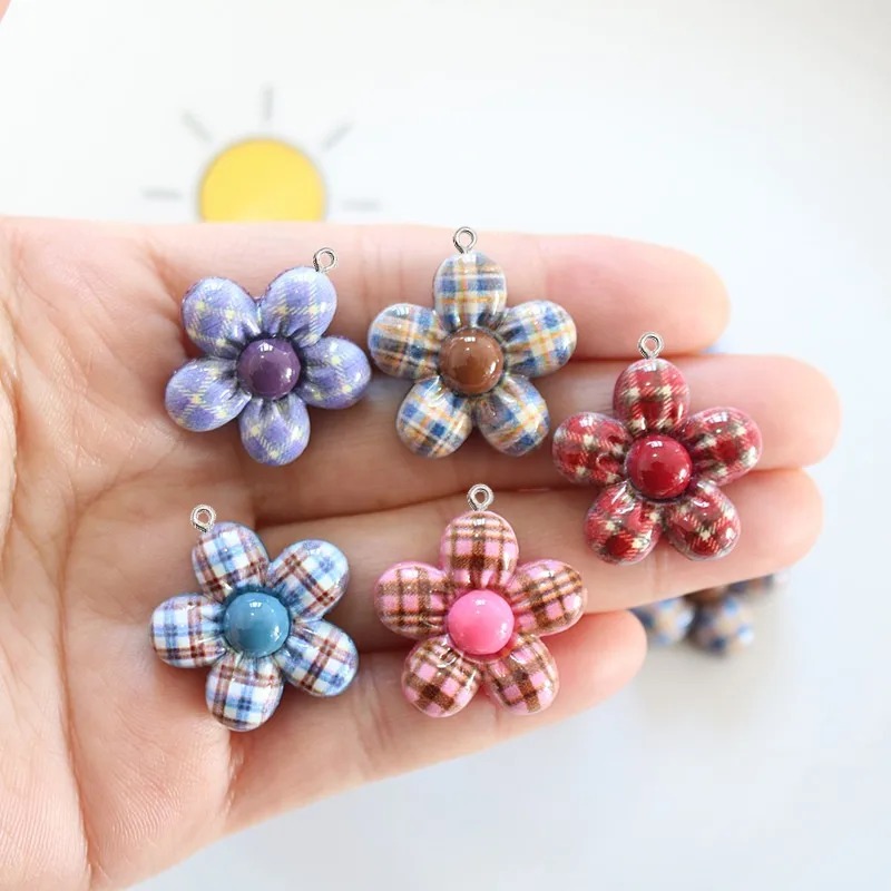 10 Pendentifs en résine planai - Resin Art With Flowers avis et prix