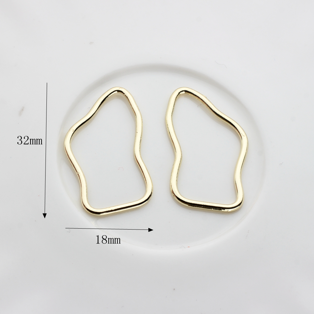 Anneau géométrique en alliage  - Bezels Pendant Resin avis et prix