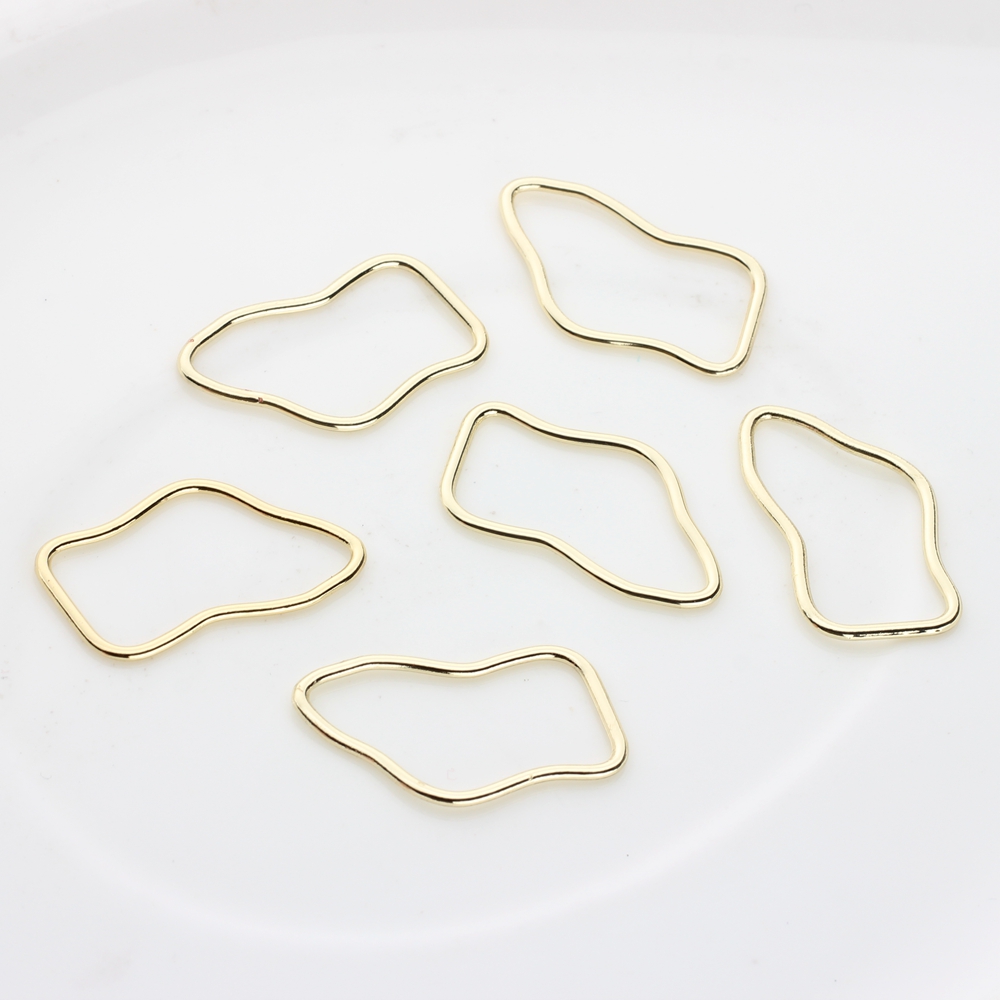 Anneau géométrique en alliage  - Bezels Pendant Resin avis et prix