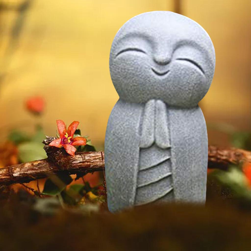 Statue de moine Jizo en résine - Resin Art Baby Memories avis et prix