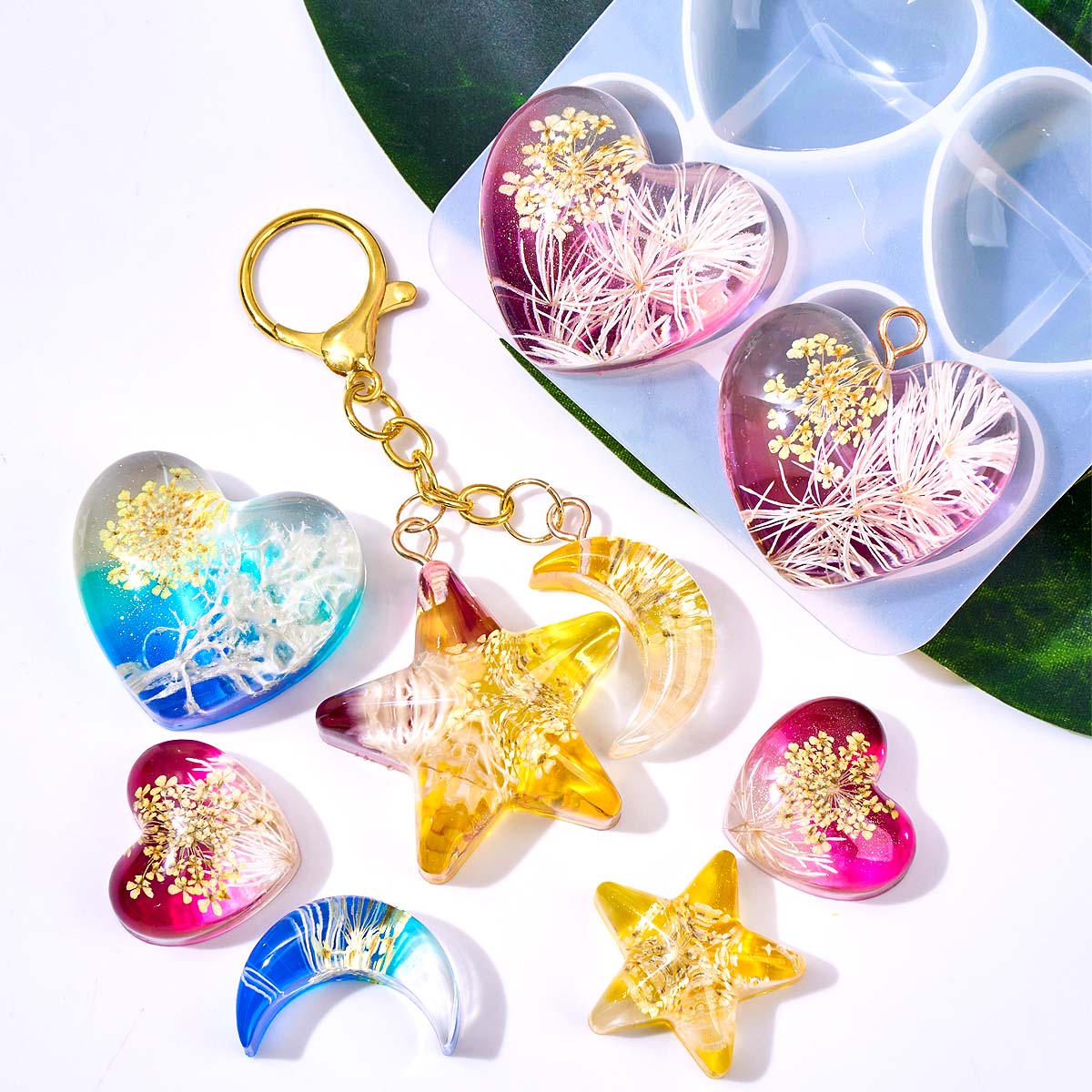 Moule en silicone Cœur Étoile  - Resin Art Heart avis et prix