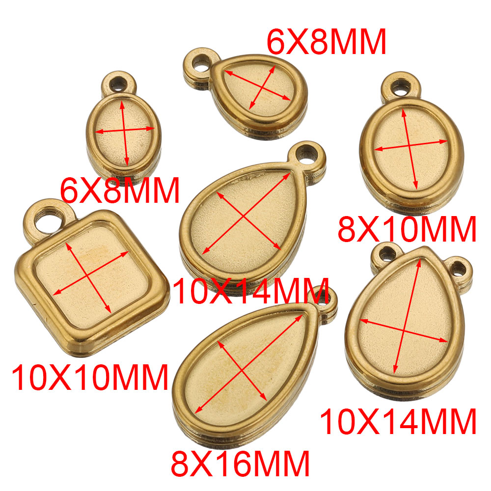 5 pièces de supports de penden - Bezels Pendant Resin avis et prix