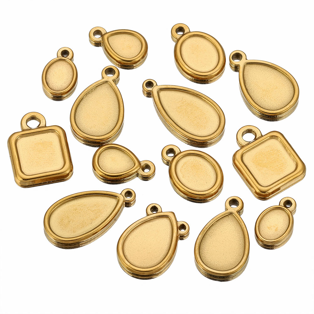 5 pièces de supports de penden - Bezels Pendant Resin avis et prix