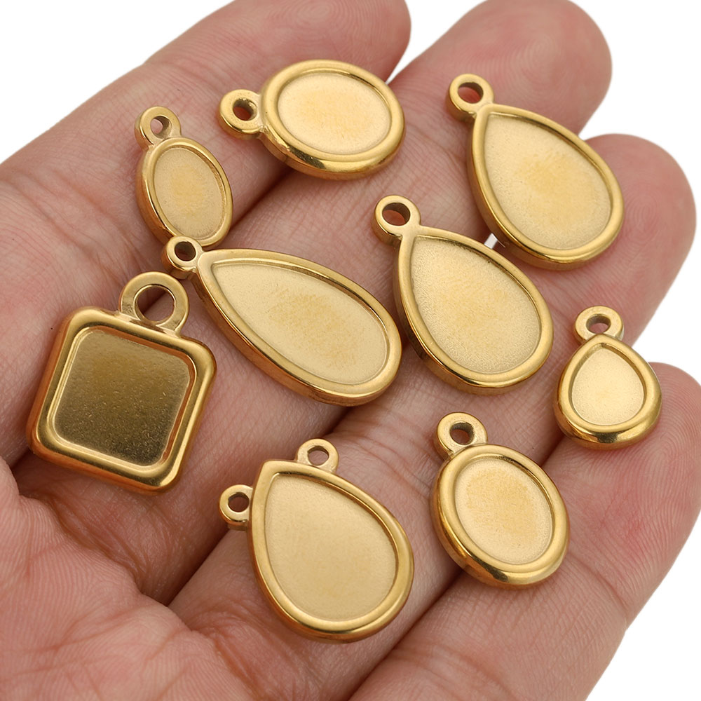 5 pièces de supports de penden - Bezels Pendant Resin avis et prix