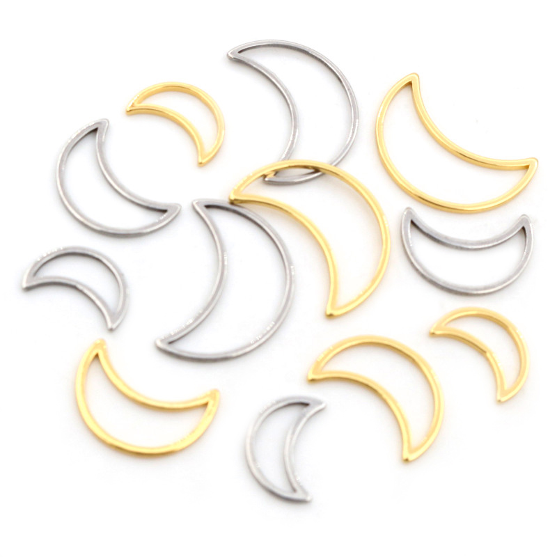 20pcs 3 Taille Lune Charme Or  - Bezels Pendant Resin avis et prix