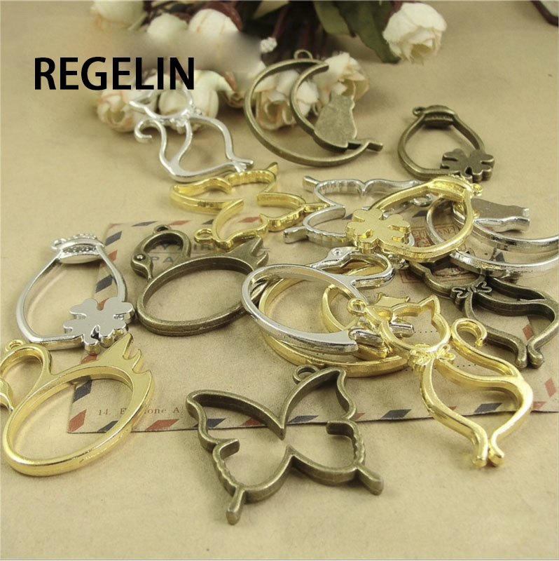 Pendentif cadre en métal en fo - Bezels Pendant Resin avis et prix