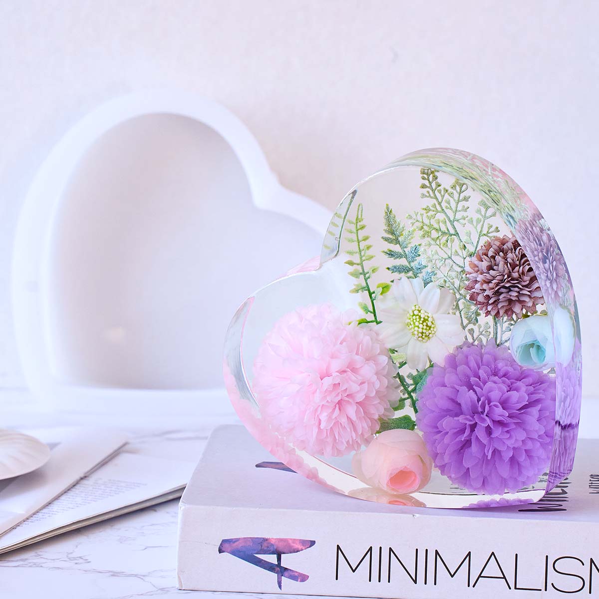 Moule en silicone pour serre-l - Resin Art Heart avis et prix