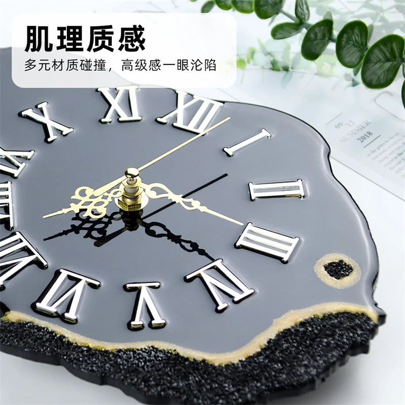 Horloge en résine irrégulière  - Resin Art Clock avis et prix