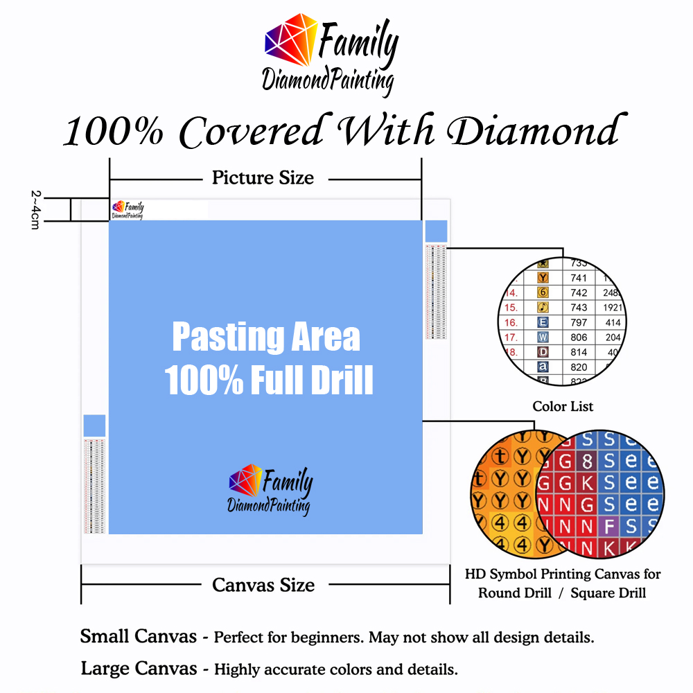 Diamant peinture famille color - Resin Art Baby avis et prix