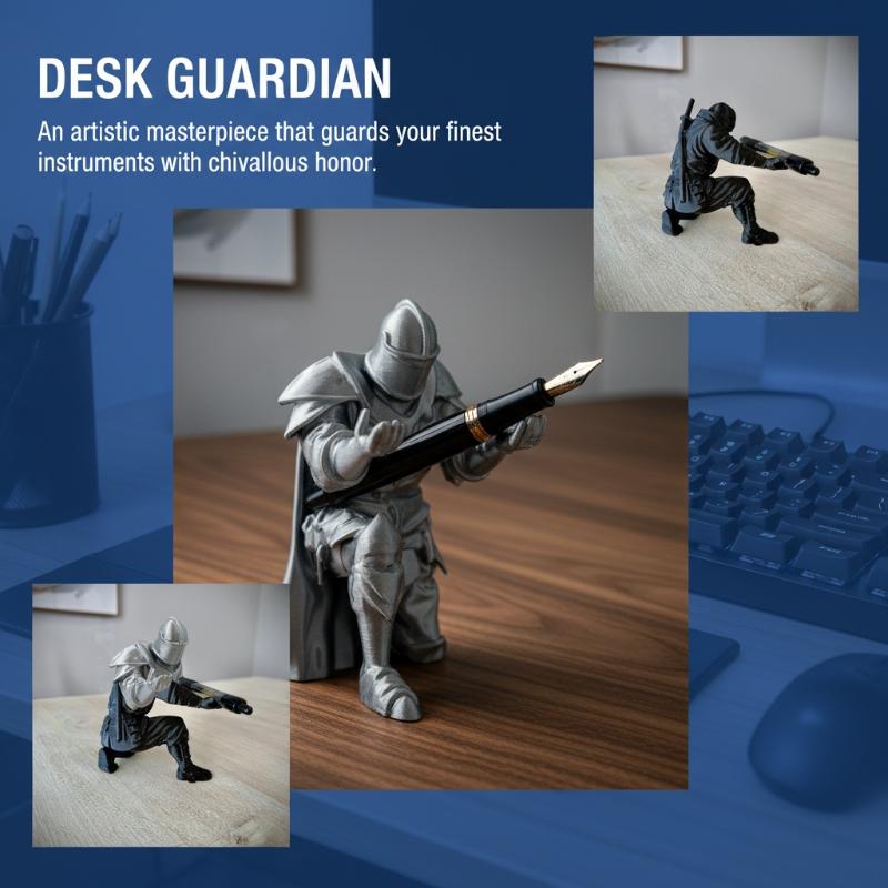 Porte-stylo en résine, armure  - Resin Art Stand avis et prix