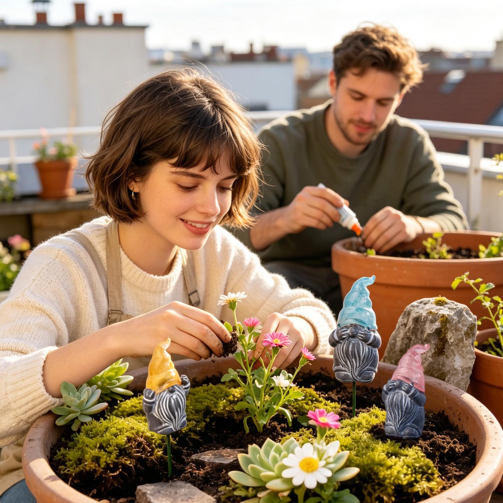 Piquets décoratifs de jardin e - Resin Art With Flowers avis et prix