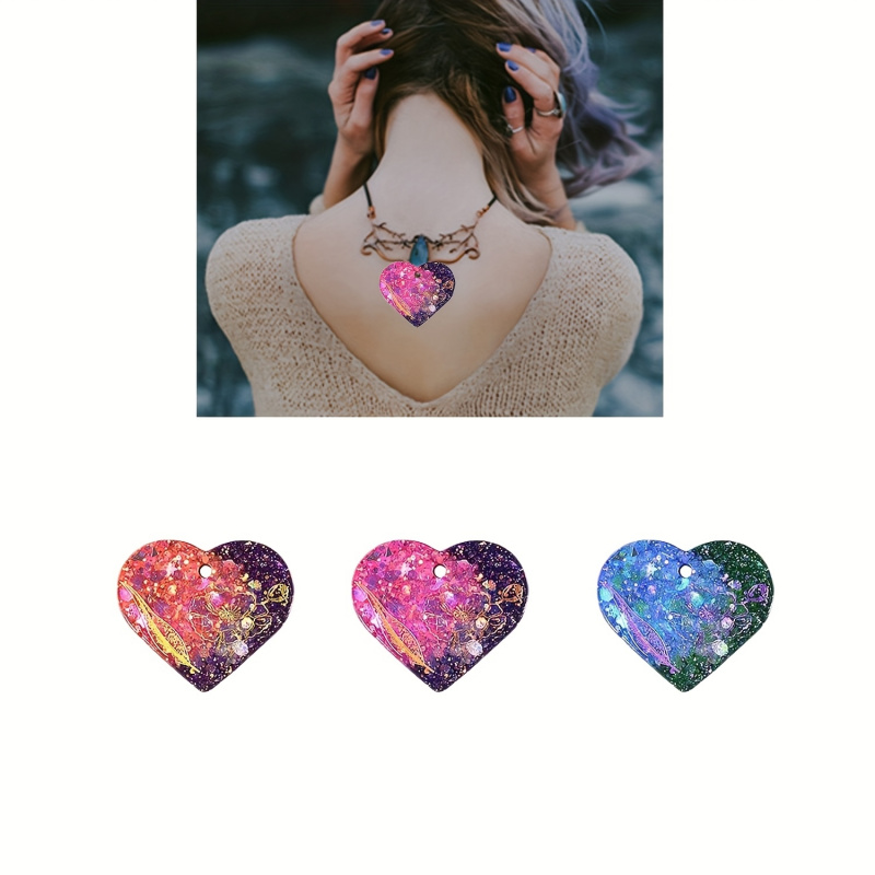 Ensemble de 6 moules en résine - Resin Art Heart avis et prix