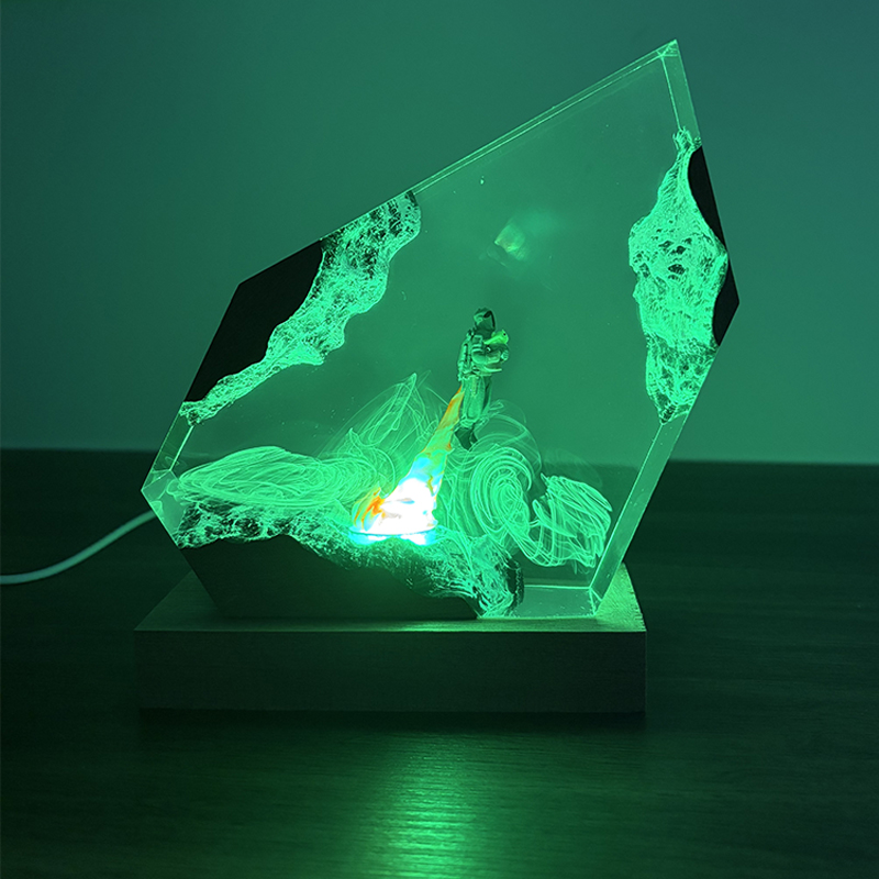Lampe de Table en Résine Organ - Resin Art Baby avis et prix