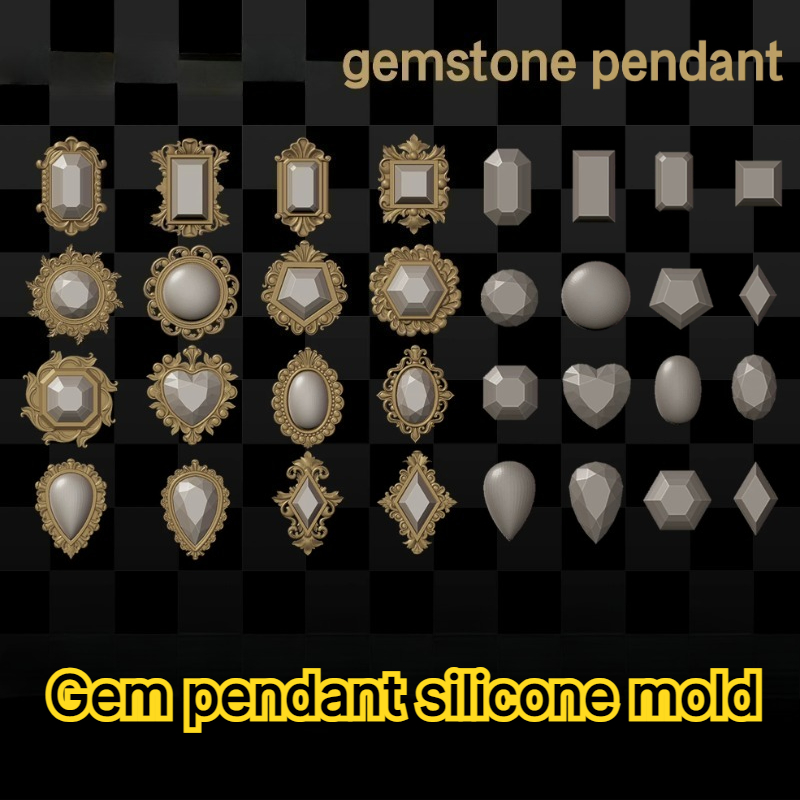 Moule en silicone pour pendent - Bezels Pendant Resin avis et prix