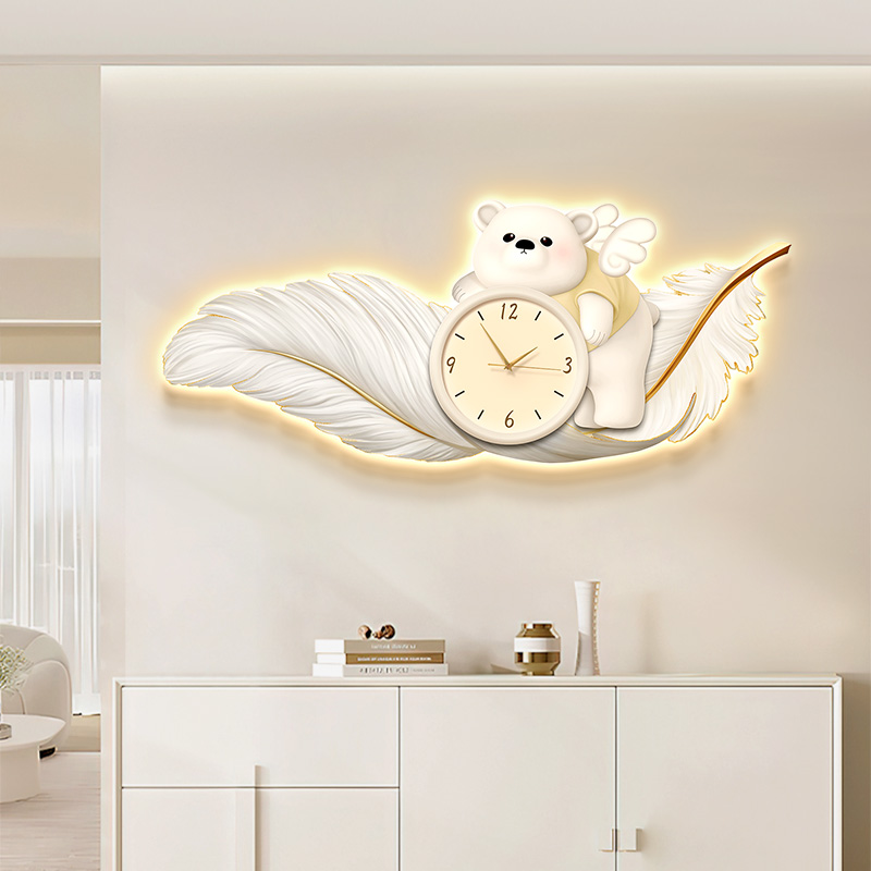 Grande taille métal mur Art ho - Resin Art Clock avis et prix