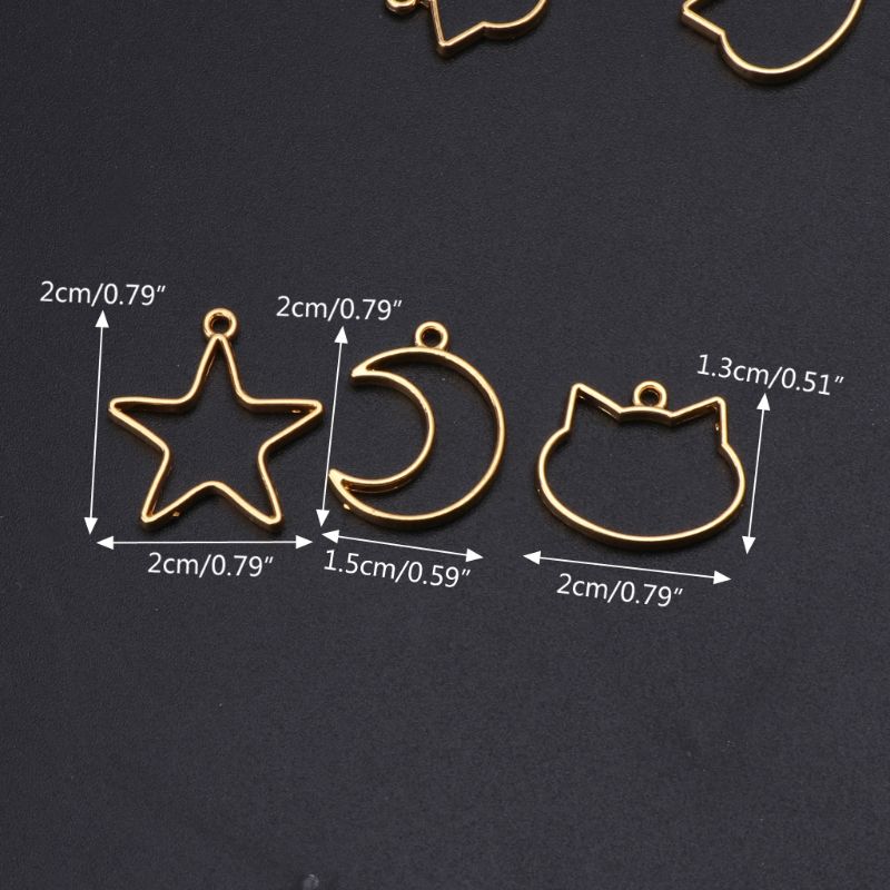 Mini pendentif cadre géométriq - Bezels Pendant Resin avis et prix