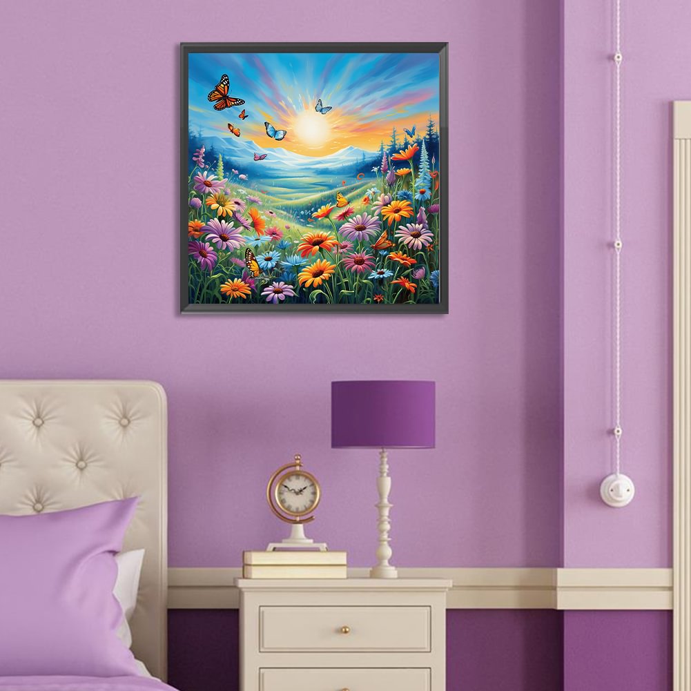 Diamant peinture famille migno - Resin Art With Flowers avis et prix