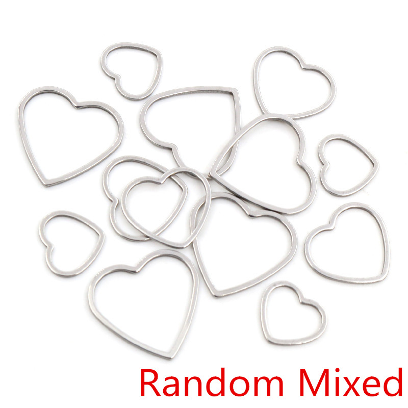 20pcs Coeur Charme Or En Acier - Bezels Pendant Resin avis et prix