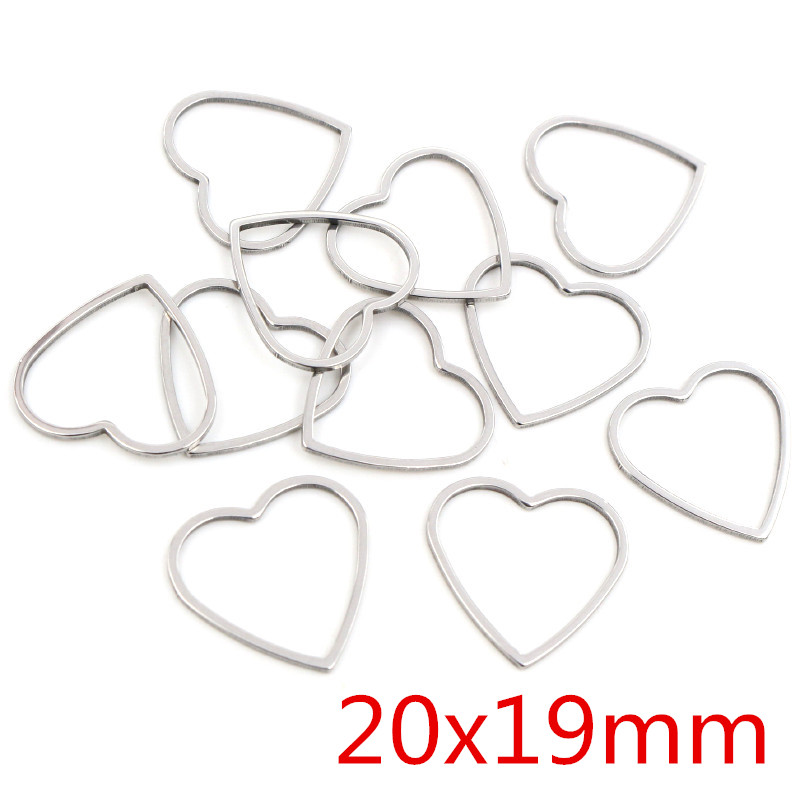 20pcs Coeur Charme Or En Acier - Bezels Pendant Resin avis et prix